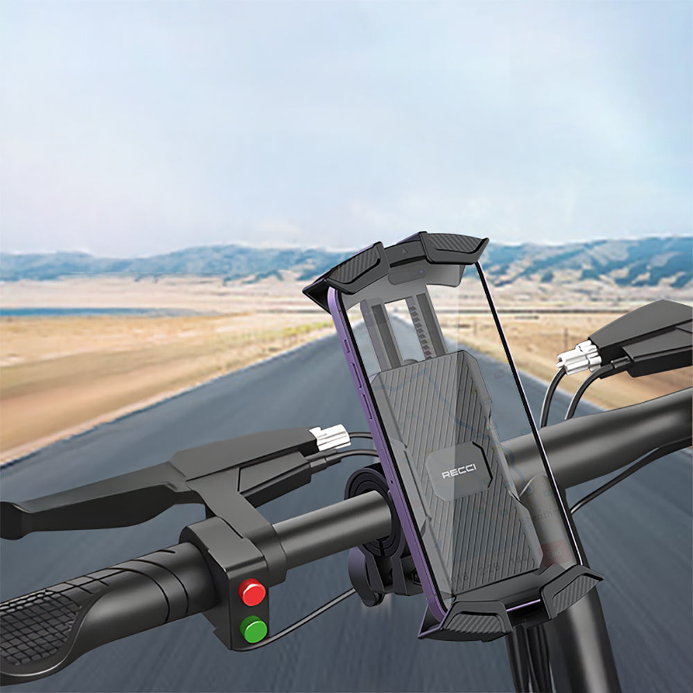 Recci RHO-C33 360° Derece Dönebilen Ayarlanabilir Motosiklet ve Bisiklet Telefon Tutucu Recci RHO-C33 360° Derece Dönebilen Ayarlanabilir Motosiklet ve Bisiklet Telefon Tutucu